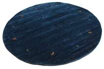 
    Gabbeh loom Two Lines - Dark blue - Ø 200 cm
  