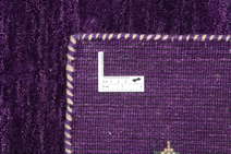 
    Gabbeh loom Two Lines - Purple - 140 x 200 cm
  