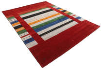 
    Loribaf Loom Designer - Dark red / Multicolor - 210 x 290 cm
  
