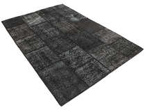 
    Patchwork - Dark grey - 160 x 231 cm
  