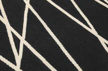 
    Cross Lines - Black / Off white - 160 x 230 cm
  