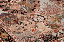 
    Tabriz 50 Raj with silk - Brown - 100 x 148 cm
  