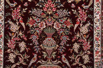 
    Qum Kork / silk - Dark red - 110 x 160 cm
  