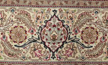 
    Tabriz 50 Raj with silk - Brown - 200 x 203 cm
  