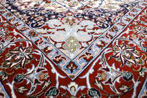 
    Isfahan silk warp signed Intashari - Grey - 113 x 158 cm
  