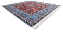 
    Isfahan silk warp - Red - 209 x 210 cm
  