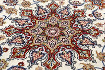 
    Isfahan silk warp signed: Entashari - Beige - 159 x 230 cm
  