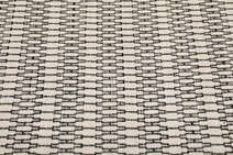 
    Kilim Long Stitch - Cream white / Black - 210 x 290 cm
  