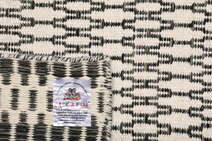 
    Kilim Long Stitch - Cream white / Black - 240 x 340 cm
  