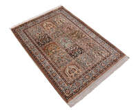 
    Kashmir pure silk - Brown - 84 x 117 cm
  