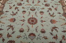 
    Tabriz 60 Raj silk warp - Light grey - 168 x 241 cm
  