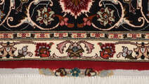 
    Tabriz 60 Raj silk warp - Dark red - 201 x 203 cm
  