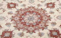 
    Tabriz 60 Raj silk warp - Beige - 196 x 207 cm
  