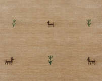 
    Gabbeh loom Two Lines - Beige - 80 x 250 cm
  