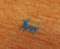 
    Gabbeh loom Two Lines - Orange - Ø 200 cm
  