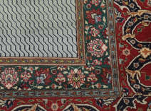 
    Tabriz 70 Raj silk warp ca.1940 - Dark red - 341 x 557 cm
  