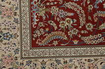 
    Isfahan silk warp signed: Kheyri - Light grey - 151 x 226 cm
  