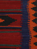 
    Afghan Vintage Kilim - Dark red - 147 x 384 cm
  