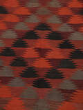
    Afghan Vintage Kilim - Dark red - 145 x 362 cm
  