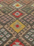 
    Kilim Afghan Old style - Brown - 157 x 194 cm
  