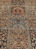 
    Kashmir pure silk - Brown - 84 x 304 cm
  
