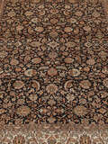 
    Kashmir pure silk - Brown - 152 x 216 cm
  