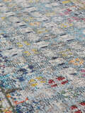 
    Chillon - Light blue / Multicolor - 200 x 200 cm
  