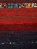 
    Gabbeh Loribaft - Dark red - 172 x 243 cm
  