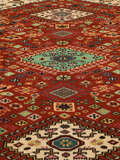 
    Turkaman - Dark red - 103 x 148 cm
  