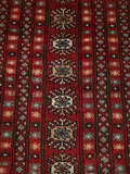 
    Pakistan Bokhara 3ply - Dark red - 255 x 338 cm
  