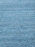 
    Handloom fringes - Light blue - 140 x 200 cm
  