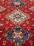 
    Kazak Fine - Dark red - 101 x 141 cm
  