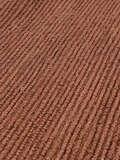 
    Jute Ribbed - Copper red - 80 x 250 cm
  