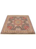 
    Kashmir pure silk 24 / 24 Quality - Brown - 182 x 189 cm
  