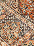 
    Kashmir pure silk - Brown - 80 x 125 cm
  