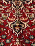 
    Kashmir pure silk - Dark red - 80 x 124 cm
  