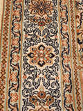 
    Kashmir pure silk - Brown - 125 x 182 cm
  