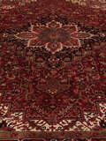 
    Heriz - Dark red - 297 x 371 cm
  