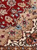 
    Isfahan silk warp - Dark red - 132 x 198 cm
  