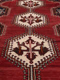 
    Shiraz - Dark red - 213 x 265 cm
  