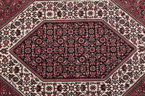 
    Bidjar with silk - Dark red - 205 x 250 cm
  