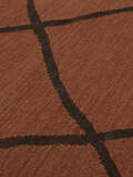 
    Medina - Rust red / Dark brown - 160 x 230 cm
  