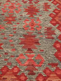 
    Kilim Afghan Old style - Dark red - 185 x 243 cm
  