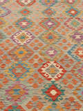 
    Kilim Afghan Old style - Brown - 315 x 401 cm
  