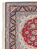 
    Isfahan silk warp - Dark red - 128 x 204 cm
  