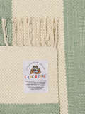 
    Cotton stripe - Mint green - 100 x 160 cm
  