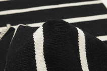 
    Dhurrie Stripe - Black / White - 80 x 300 cm
  