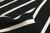 
    Dhurrie Stripe - Black / White - 140 x 200 cm
  