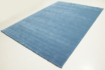 
    Handloom fringes - Light blue - 250 x 350 cm
  