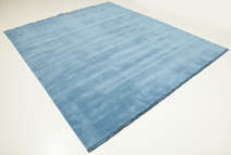 
    Handloom fringes - Light blue - 250 x 300 cm
  